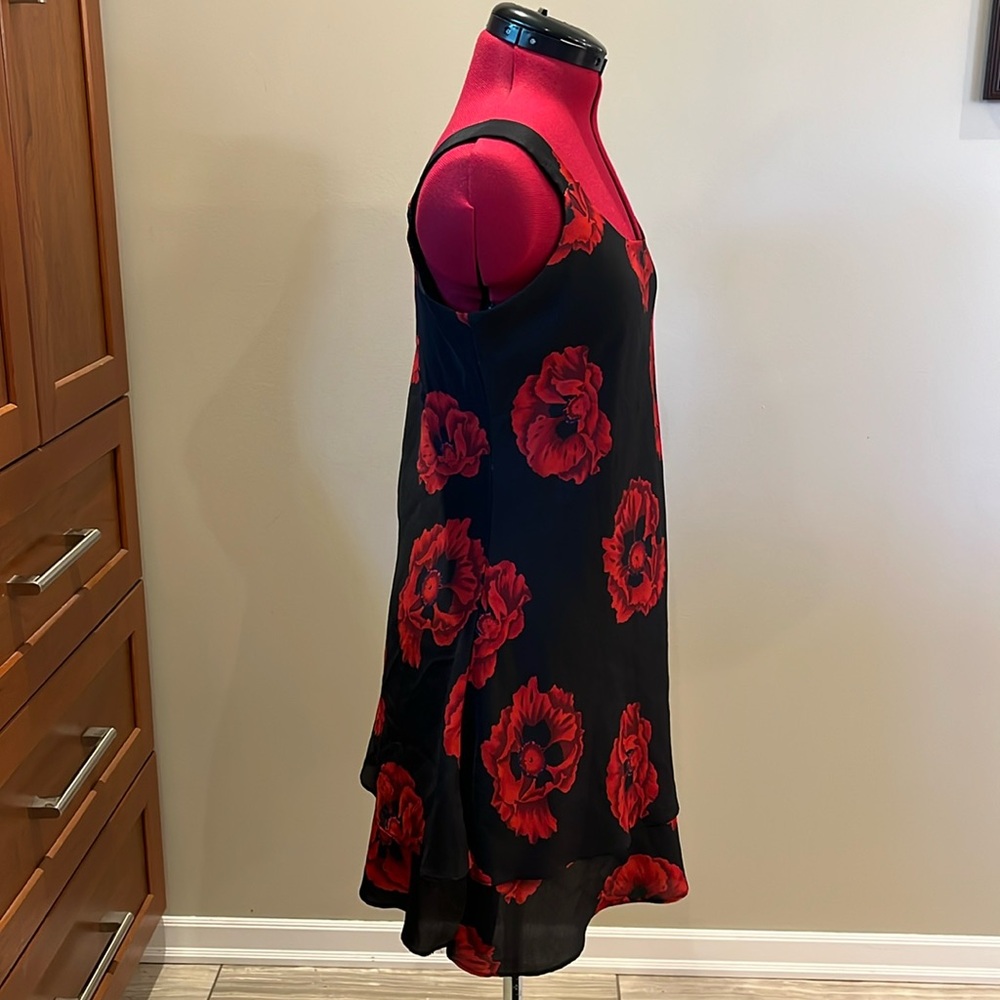 EUC ❤️ Vintage Scarlet Moody Floral Mini Fit & Flare Sundress Sz 4 / US XS - S - Picture 2 of 11